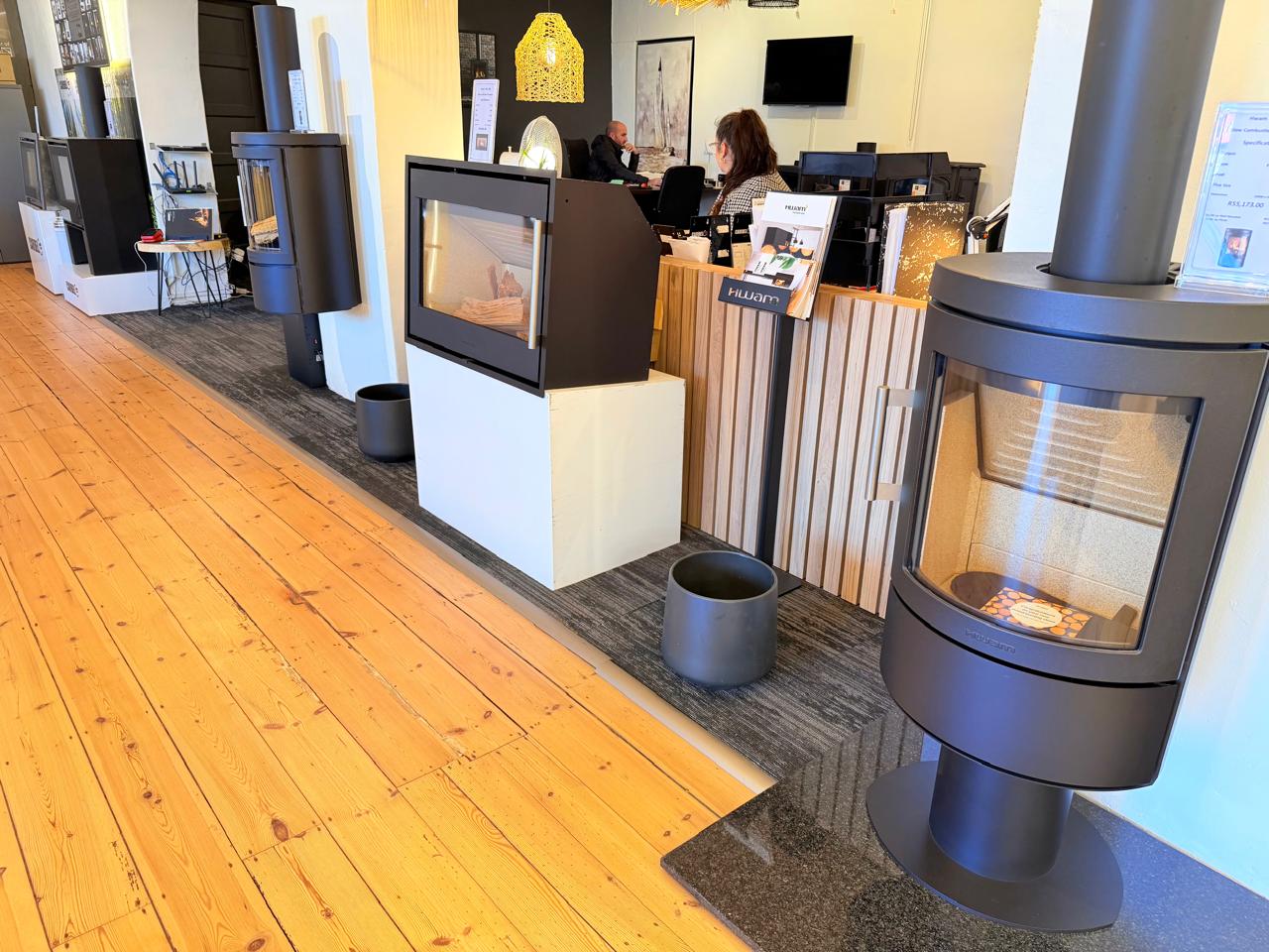 Hyper Fires Brackenfell showroom fireplace and braai display
