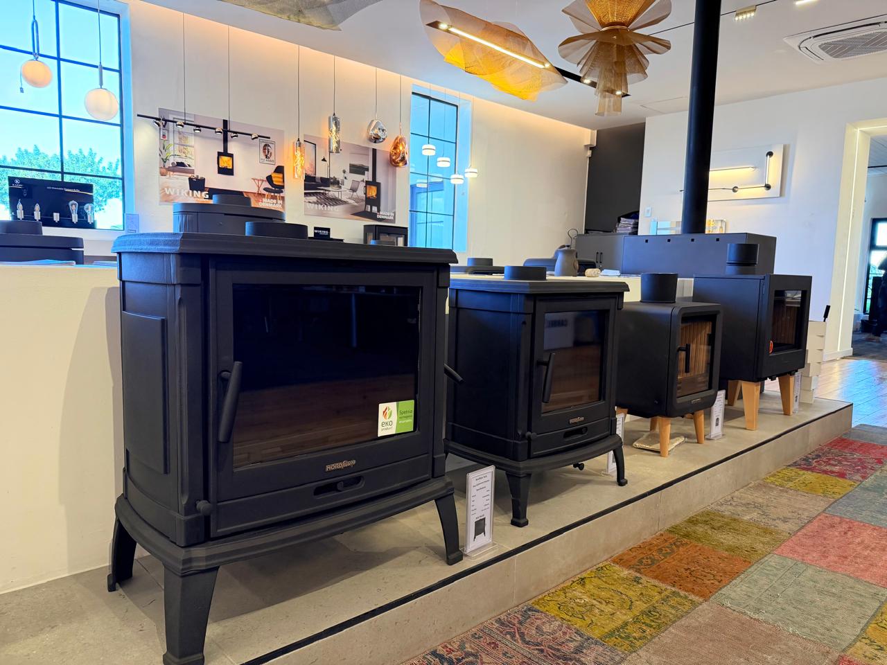 Hyper Fires Brackenfell showroom fireplace product range