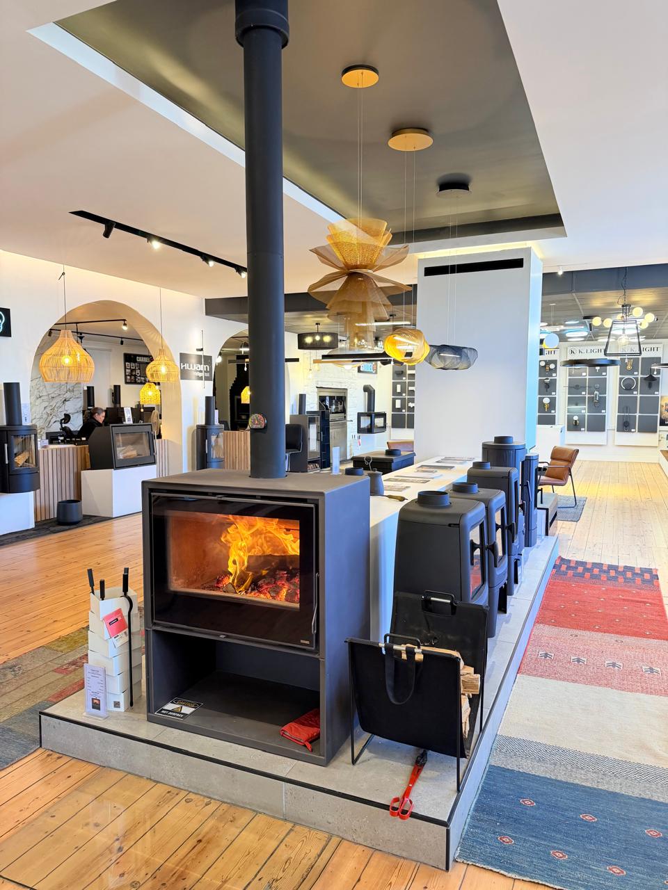 Hyper Fires Brackenfell fireplace showroom display