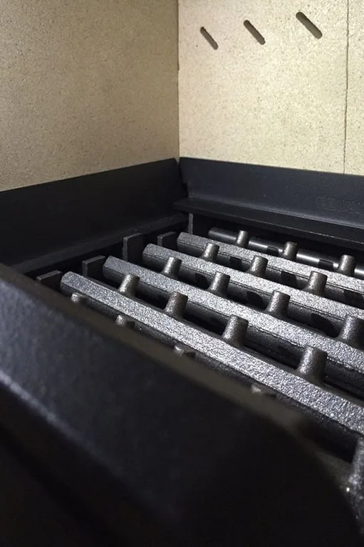 Charnwood multifuel grate detail