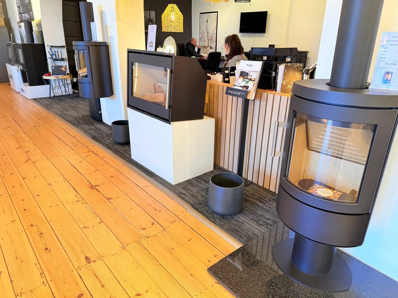 Hyper Fires Brackenfell showroom fireplace and braai display