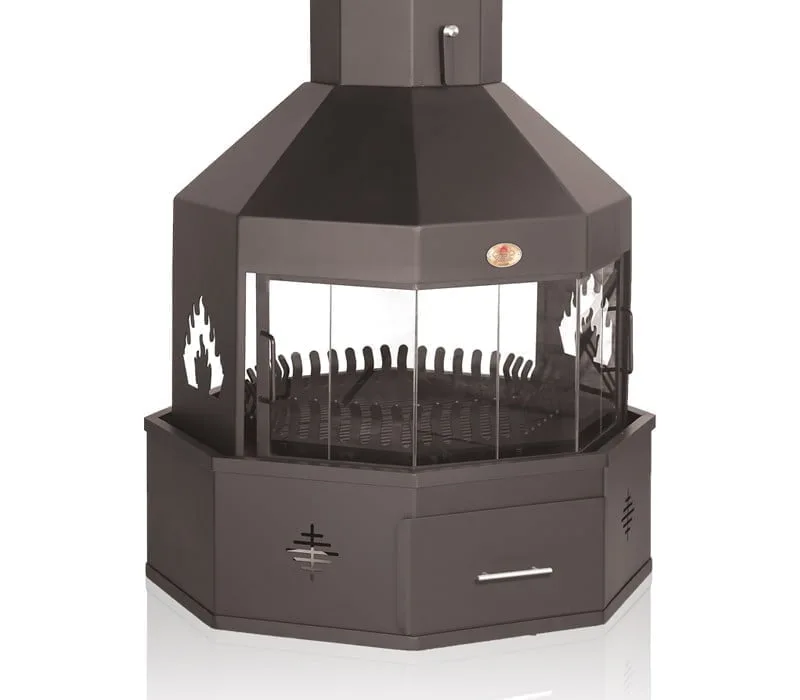 Home Fires Alpine Octagonal open fireplace