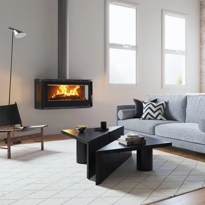 Carbel RA 3 Sided Fireplace