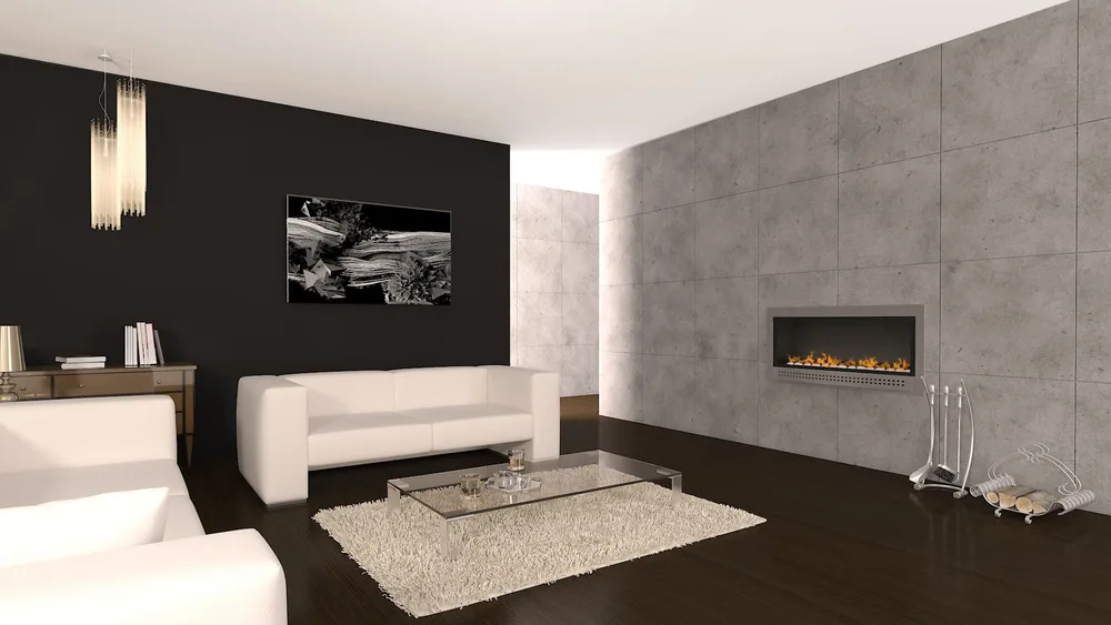 Chad-O-Glow fireplace in a contemporary room