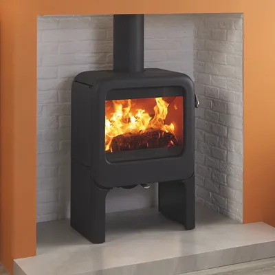 Rock 350 Woodburning Stove with Tablet Stand