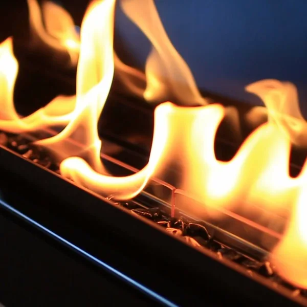 Flames in the Chad-O-Glow Elegance fireplace
