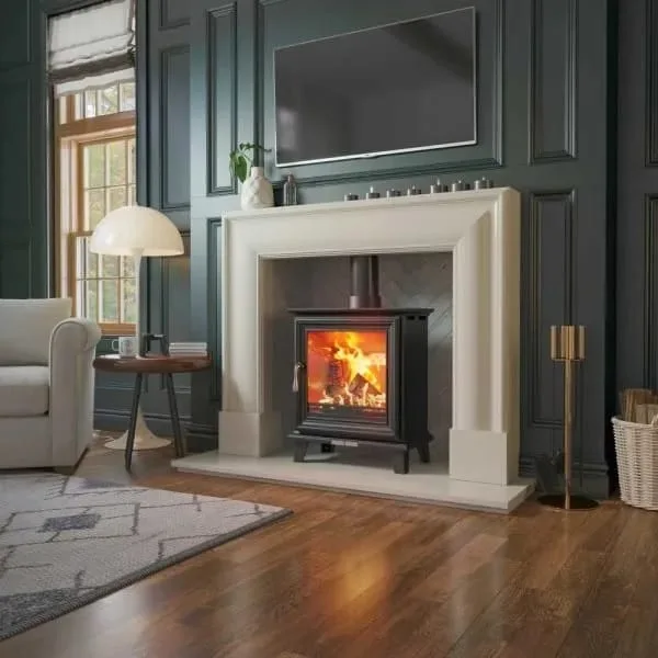 Henley Elmwood fireplace alternate view