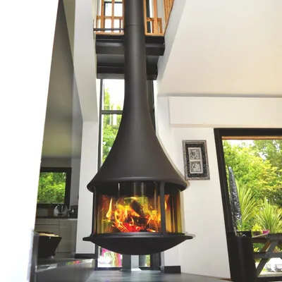 ZELIA 908 CENTRAL FIREPLACE SUSPENDED 2
