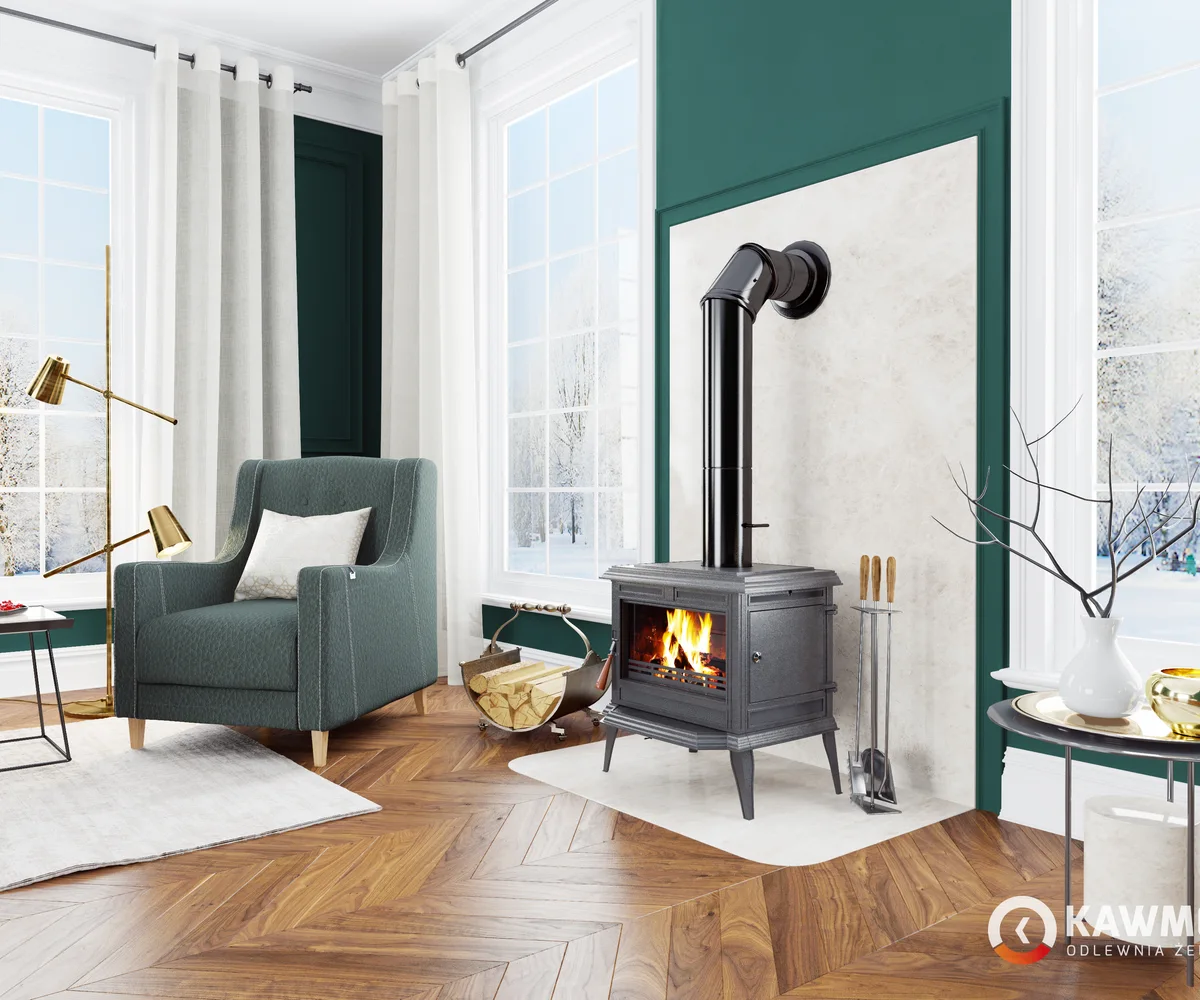 Wood burning stove KAWMET Premium ATHENA S12 ECO