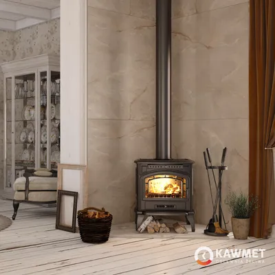 Wood burning stove KAWMET P7 (9.3 kW) ECO1