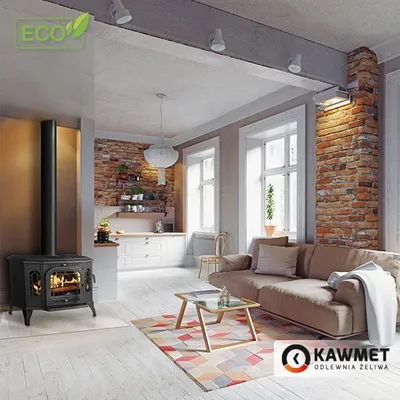 Wood burning stove KAWMET P7 PB (10,5 kW) ECO (7)