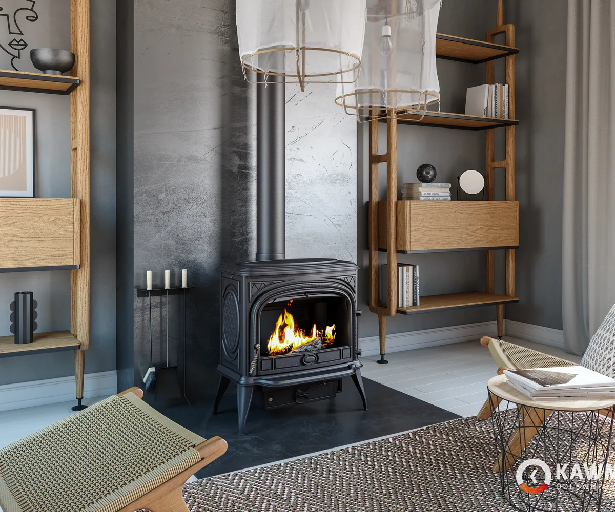 Wood burning stove KAWMET Premium SPHINX S6 ECO (18)