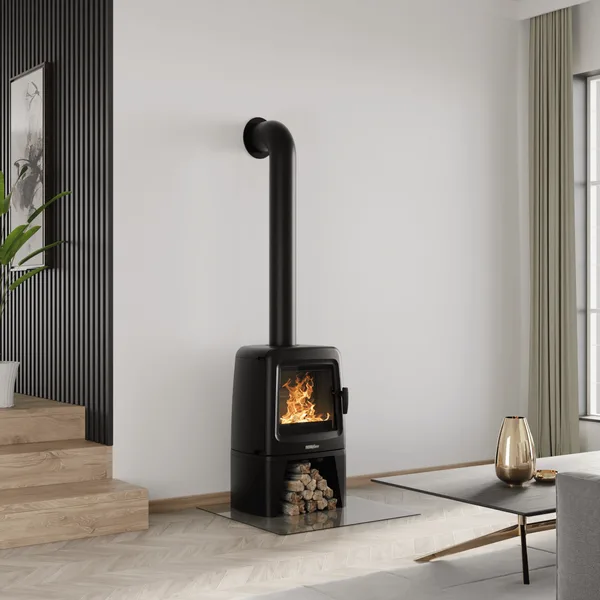Nordflam Carini freestanding fireplace render