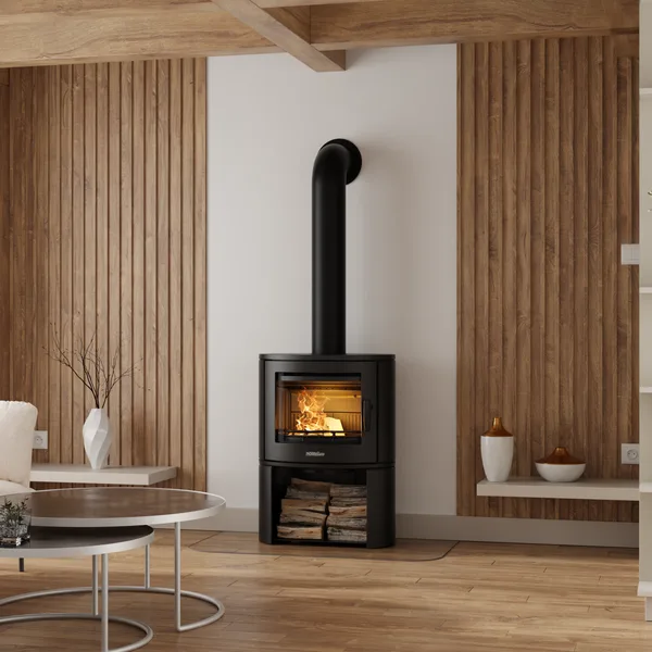 Nordflam Modena freestanding fireplace render