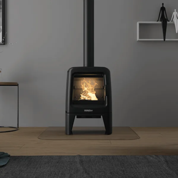 Nordflam Roma freestanding fireplace render