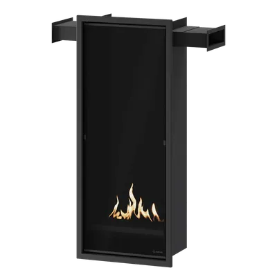 SAfire-Pureview-Skyline-600-Flueless-Gas-Fireplace-BLACK