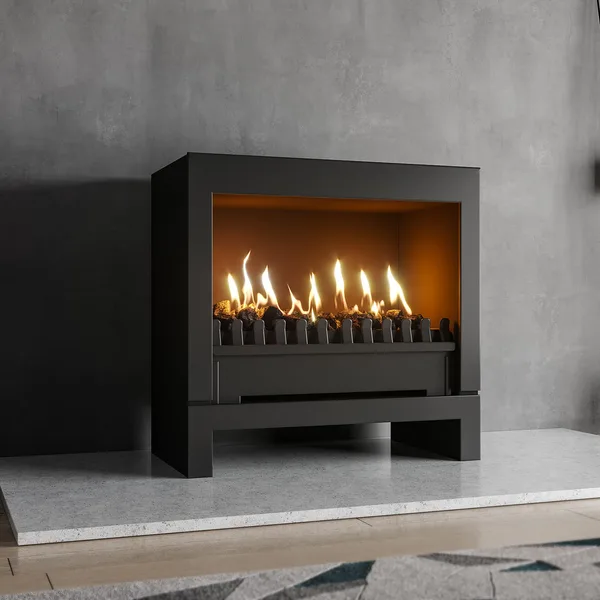 SAFIRE Baiona freestanding gas fireplace