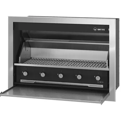 1200 Braai with 1170 Insert Black